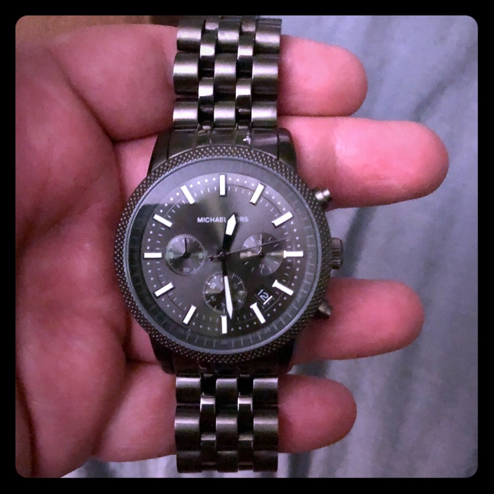 Gunmetal Michael Kors watch